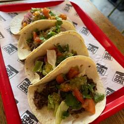 More traditional tacos. Very good!