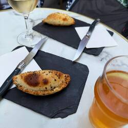 Empanadas and a beer!