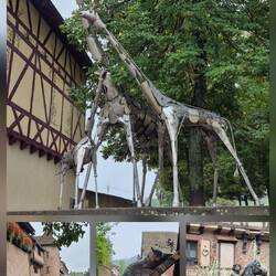 Noch mehr Kunst. Sie ist im ganzen Ort verteilt. Sie haben hier ihre eigene Biennale