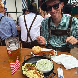 Curry wurst for lunch