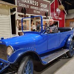 Hier durften wir in die Vergangenheit einsteigen