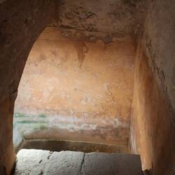 Ruins of the mikvah (bath for ritual purity)