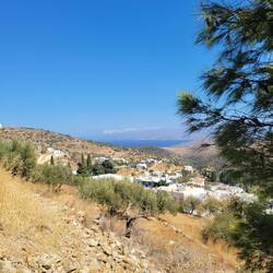 Back at the car. The trip up was a challenge.