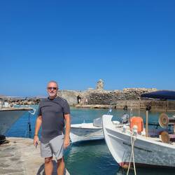 Church in the background