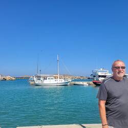 Working harbour in Naousas