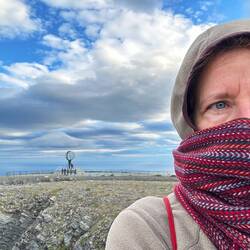Früh um 7 am Nordkap