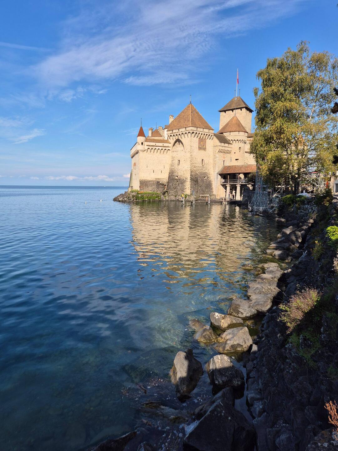Chateau de Chillon on Lake Geneva