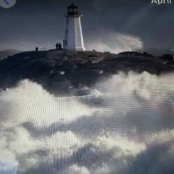 Peggy's Cove in April 2025