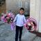 October 1 is teachers day so students were giving teachers beautiful bouquets of flowers