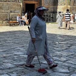 And mopping cobblestones