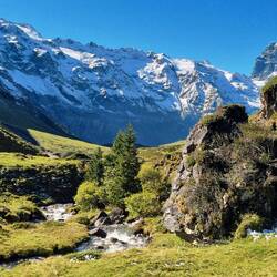 Blick zurück auf Titlis und Grassengrat