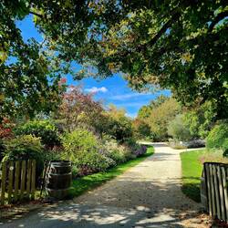 Botanical garden entrance