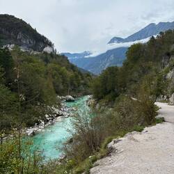Hängebrücke „Brv čez Sočo“