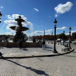 Place de la Concord. Down near the River Seine