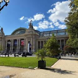 The Grand Palais, built in 1900, used for shows and exhibitions. Classic Art Nouveau style