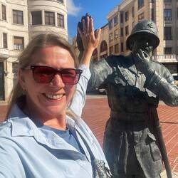 Lots of fun statues in Burgos.