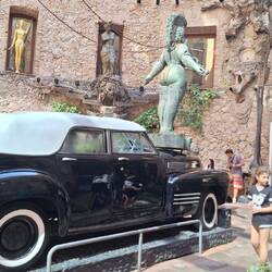 The Rainy Taxi a tribute to Dali's partner Gala and their travels