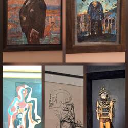 Collage showing the diversity of Dali's work