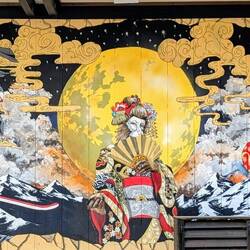 Bild an einer Hauswand