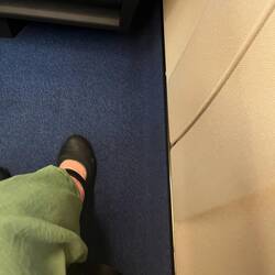 Unbelievable leg room in reclining seats with footrests and free wifi