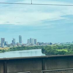 Tokyo from the train leaving for Nagano