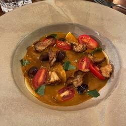 Pasta with olives, tomato and mushroom - sauce tastes like olives