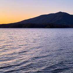 Sunset over Wallaga Lake
