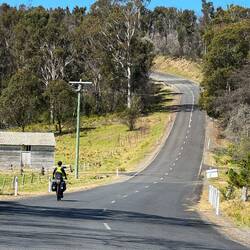 Undulating road really took it out of us.