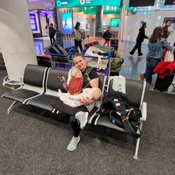 2,5 Schlafmützen am Flughafen in Auckland