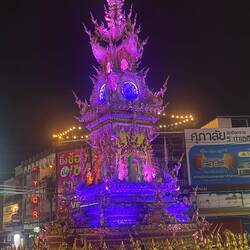 Same artist. Light show in the evening