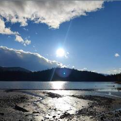 das wäre der Mud Lake gewesen