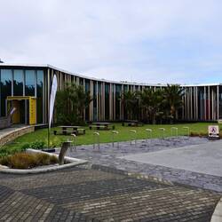 The very fancy Visitor Centre