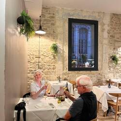 Dinner out in Nimes
