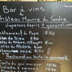 Lots of wines on offer