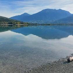 En lille arm af Lac de Serre-Ponçon
