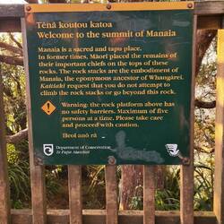 Der Berg und seine Bedeutung für die Maoris