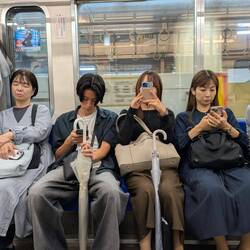 On the subway