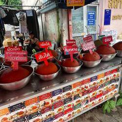 Lots of different curry pastes