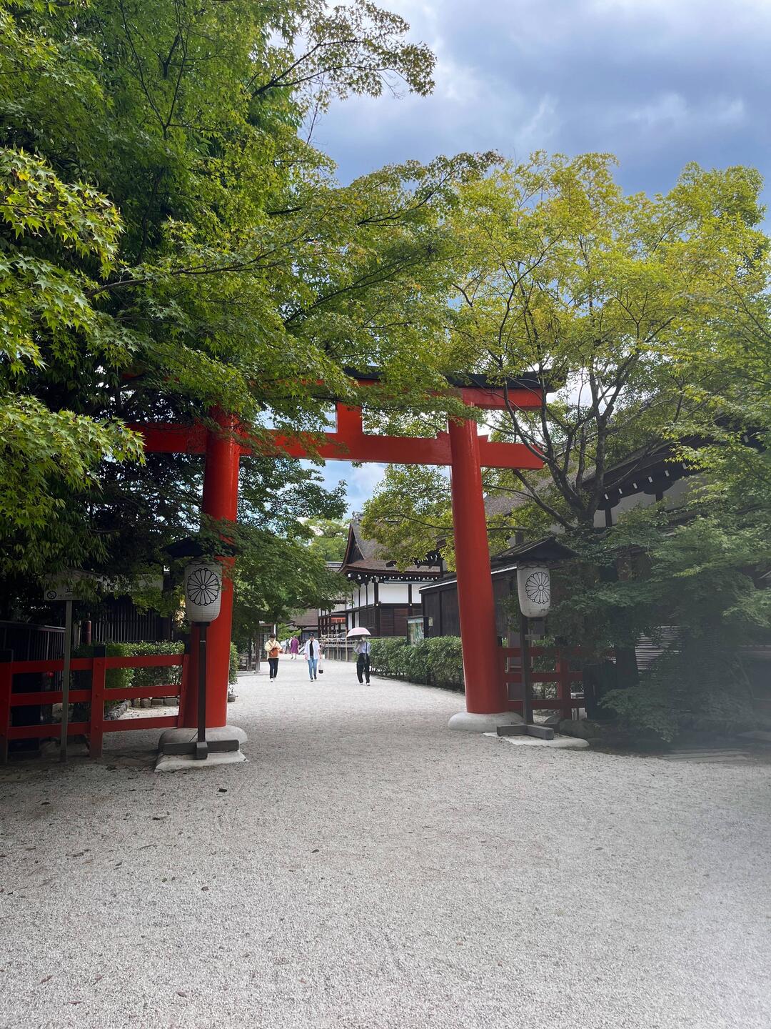 Shimogamo Jinja - Gate from street