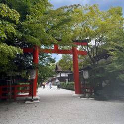 Shimogamo Jinja - Gate from street