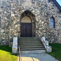 The front door