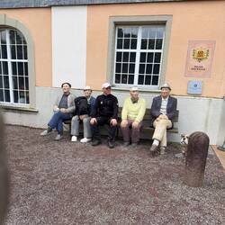 Nachbesprechung nach der Tour mit der Pfadfindergruppe "Alte Hasen"
