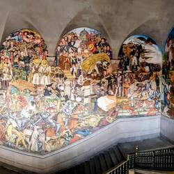 "History of Mexico", mural by Diego Rivera.