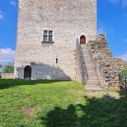 Die Türe war natürlich verschlossen