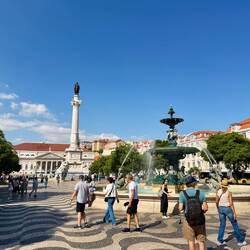 ⛲ Rossio-Platz – wo Brunnen plätschern und das Leben pulsiert
