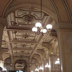 Inside the lobby of the opera house. We'll take a tour tomorrow.