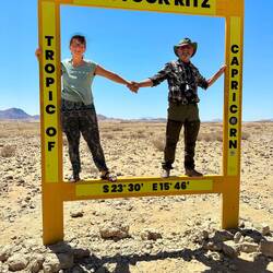 Wir überqueren den sũdlichen Wendekreis