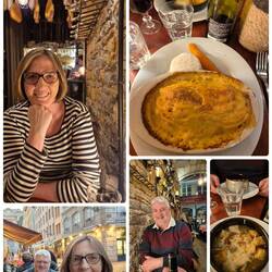 Our night out in Vieux Lyon and dinner in a Bouchon Lyonnais 😋🍷🍷