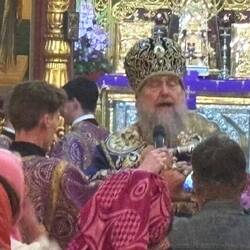 The old priest and the young altar boy. Great costumes!