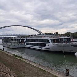 Zurück auf dem Schiff und weiter geht's stromaufwärts